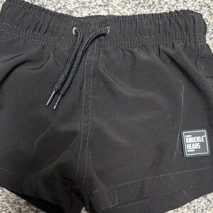 Black Kids Swim Shorts